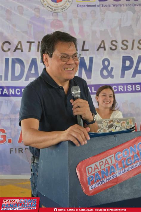 Cong. Arnan C. Panaligan .